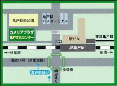 亀戸駅　周辺地図