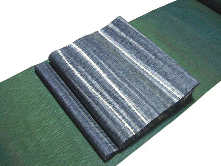西陣御召　着物　板締染（いたじめぞめ）　57808-14
