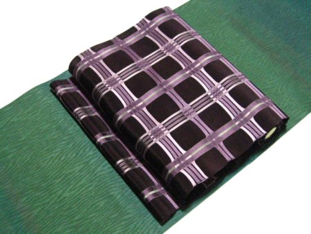 西陣御召　着物　板締染（いたじめぞめ）　57808-15