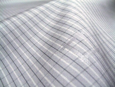 縞 格子　の着物　Ｎｏ．57607 高級西陣織　大人のカジュアル着物