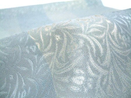 紗　着物　紋紗　捩り織　市松絣　高級西陣織着尺　レースコートなどもＯ．Ｋ．　58502-4