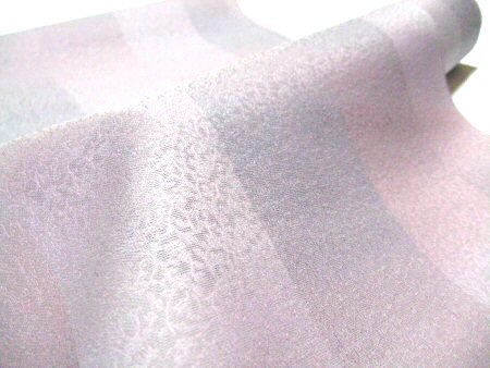 紗　着物　紋紗　捩り織　市松絣　高級西陣織着尺　レースコートなどもＯ．Ｋ．　58504-3