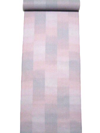 紗　着物　紋紗　捩り織　市松絣　高級西陣織着尺　レースコートなどもＯ．Ｋ．　58504-5