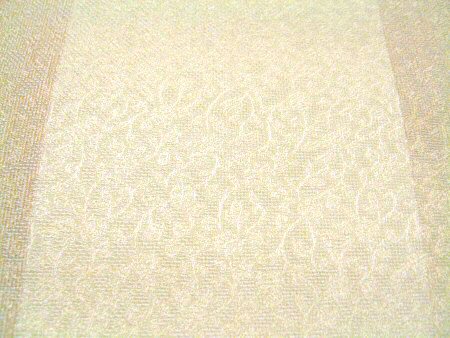 紗　着物　紋紗　捩り織　市松絣　高級西陣織着尺　レースコートなどもＯ．Ｋ．　58519-6