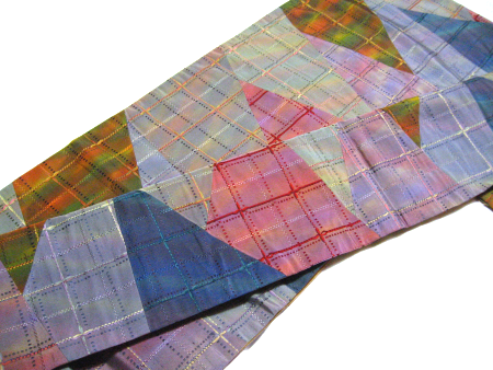 リボン織 紬袋帯 オリジナル創作袋帯 No.35351 画像4