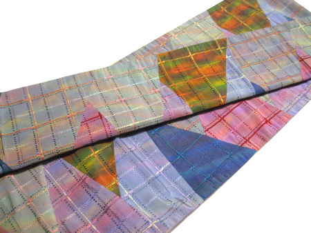 リボン織 紬袋帯 オリジナル創作袋帯 No.35351 画像5
