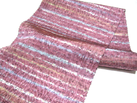 西陣織 紬 染め 袋帯 画像 Ｎｏ．35062