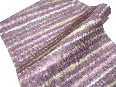 西陣織 紬 染め 袋帯 No.35063 画像2