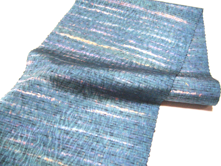 西陣織 紬 染め 袋帯 画像 Ｎｏ．35064