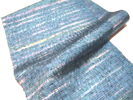 西陣織 紬 染め 袋帯 No.35064 画像2