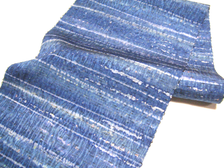 西陣織 紬 染め 袋帯 画像 Ｎｏ．35065