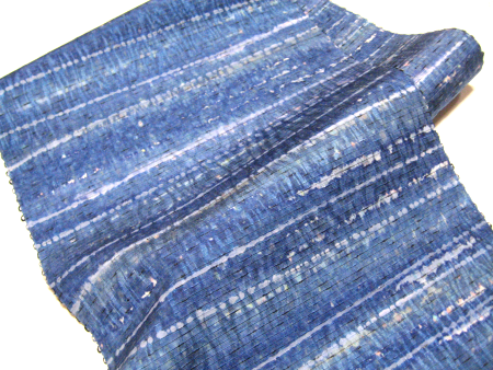 西陣織 紬 染め 袋帯 No.35065 画像2