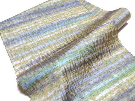 西陣織 紬 染め 袋帯 No.35067 画像2